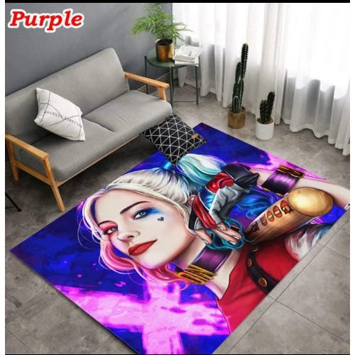 Girl Image Print Sitting Room Rug- 100 X 160cm