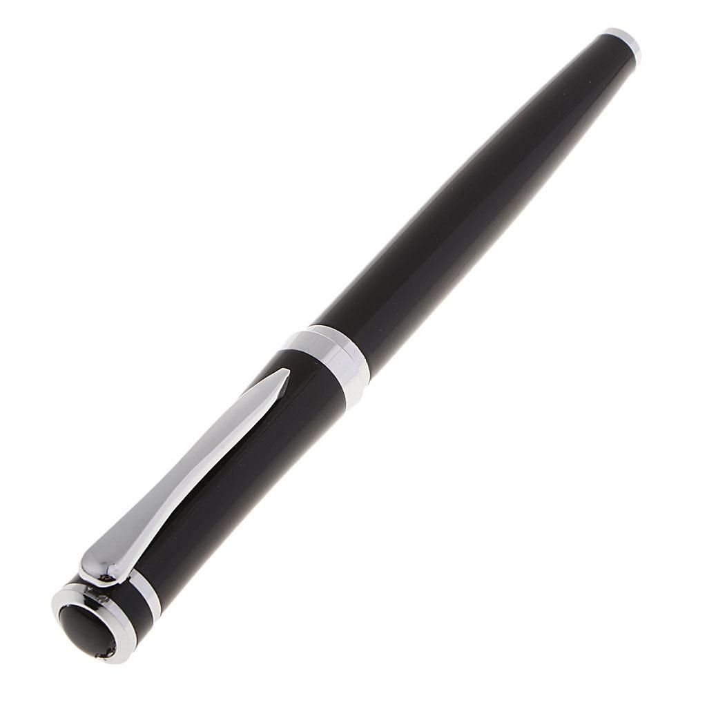 Luxury Bollpoint Pen - Executive Fountain Pen Set - Business Pen Black