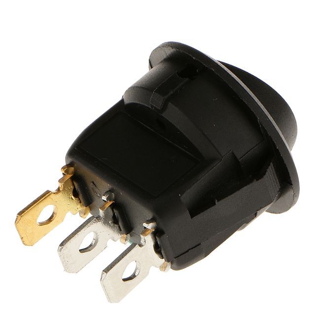 Round 3 Pin P Rocker ON/OFF Switch Parking  Sensor Illuminated