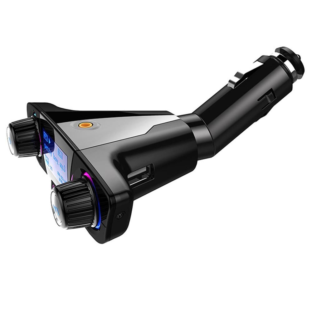 Bluetooth Car Kit Handsfree FM Transmitter Wireless A2DP AUX Audio Car MP3 Player Support U Disk TF Card Folder Playback  JOERU