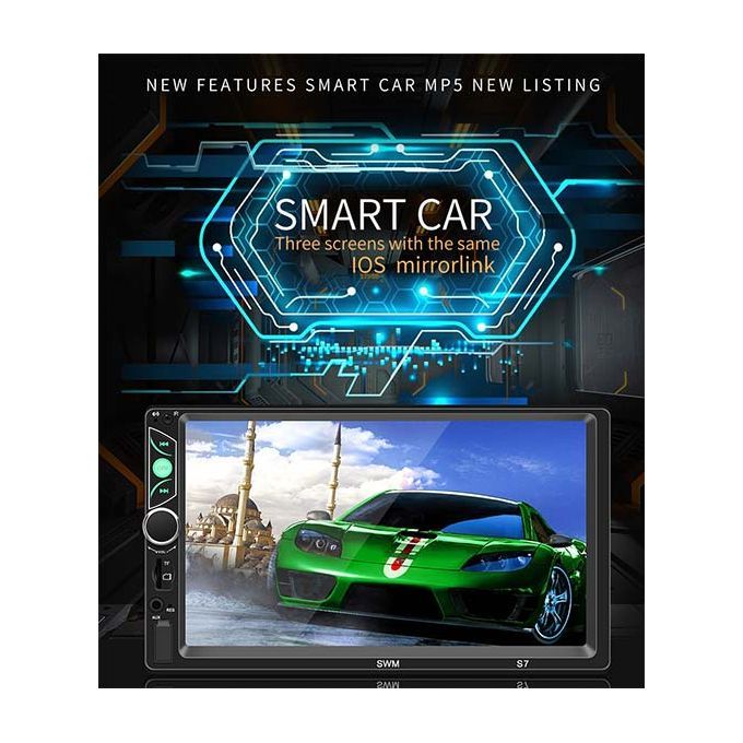 7" HD Touch Large Screen Car Bluetooth MP5 Player Car MP3