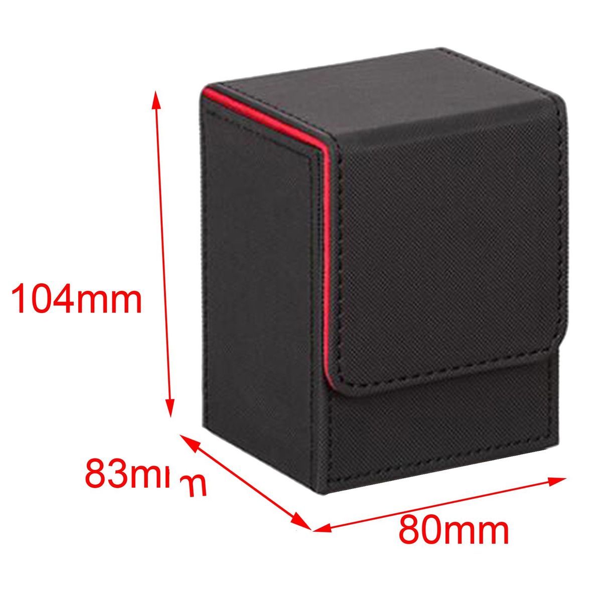 2PCS Vertical Trading Card Deck Box Deck Sleeves Case Holder For MTG