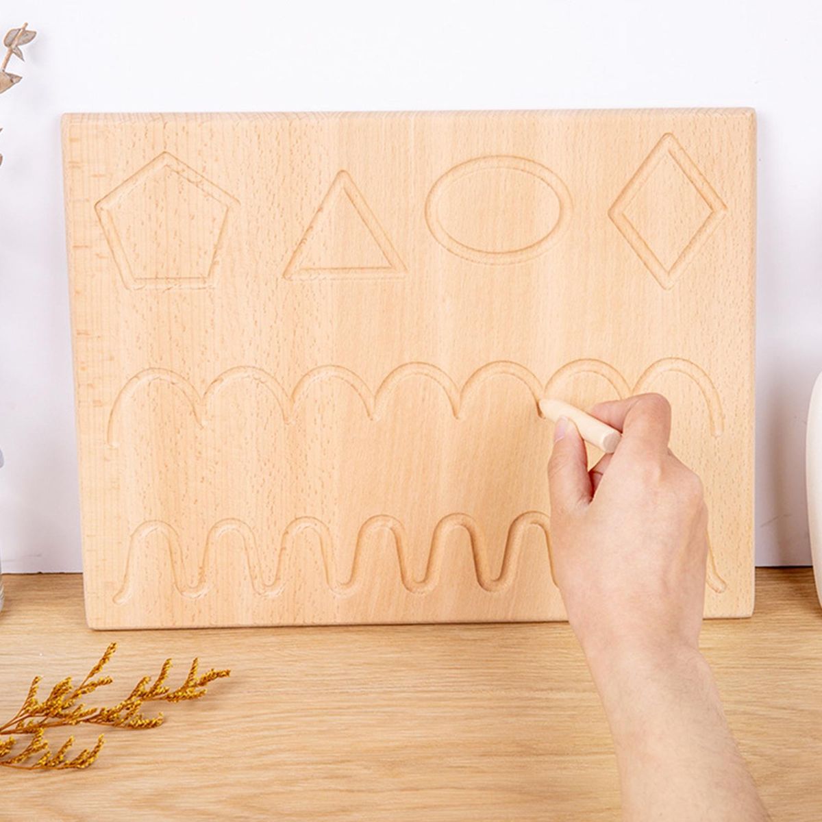 Hand-eye Coordination Board for Children Wooden Learning Board Set
