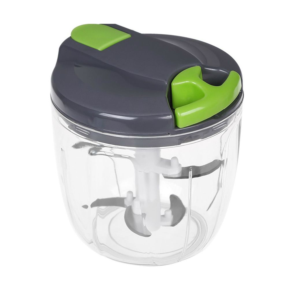 （M）Mini Garlic Grinder Kitchen Pulling Manual Food Rope Pro Shredder Vegetable Meat Chopper Slicer Mincer Cutter Triturador De Alho GRE