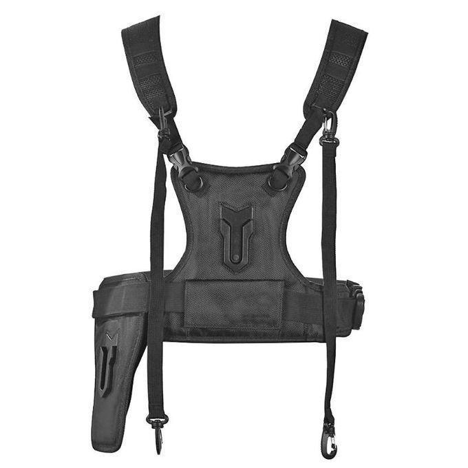 Two Camera Carrying Chest Harness System Vest Quick Strap W/Side Holster LIG