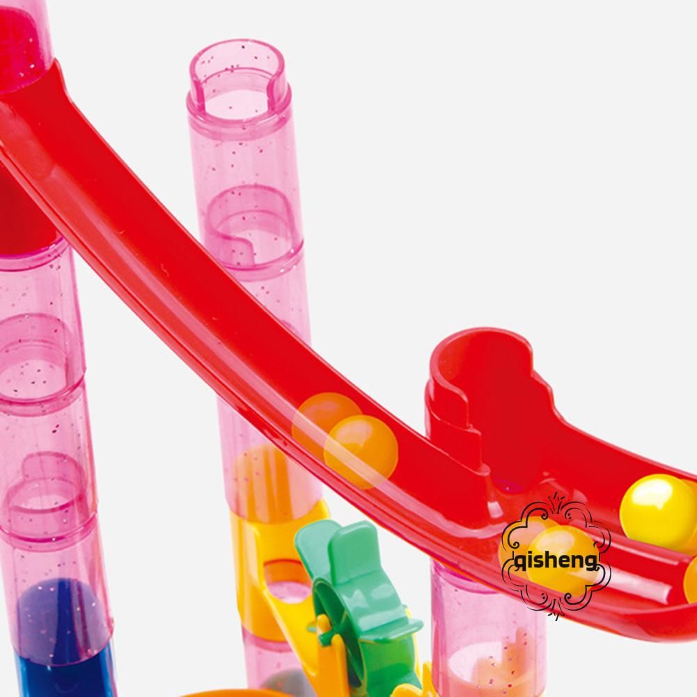 Ball Track Building Blocks 3D Ejection Pipe Assemble Toys