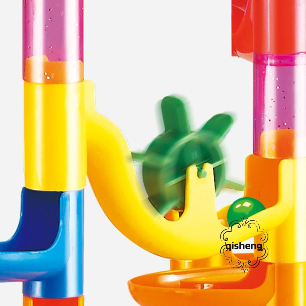 Ball Track Building Blocks 3D Ejection Pipe Assemble Toys
