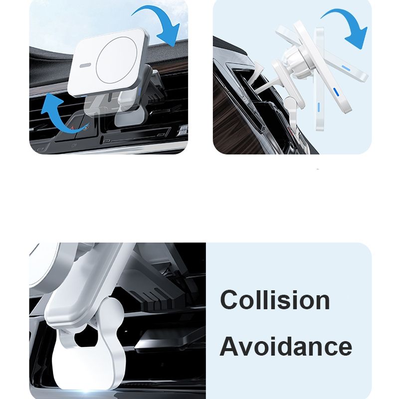 15W Magsafe Magnetic Car Air Outlet Wireless Charger
