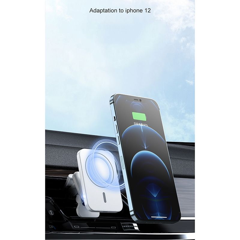 15W Magsafe Magnetic Car Air Outlet Wireless Charger