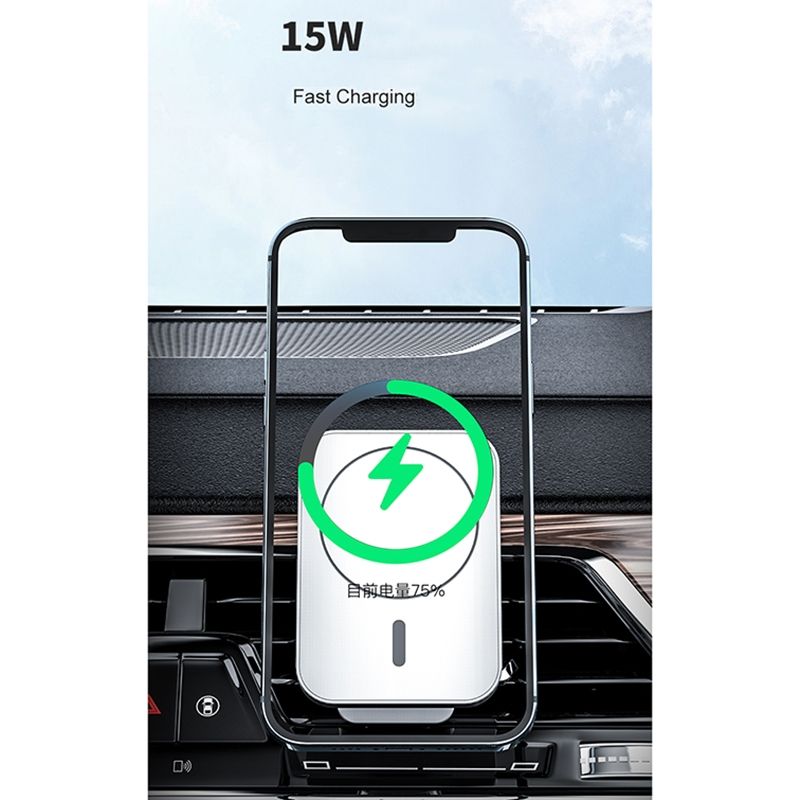 15W Magsafe Magnetic Car Air Outlet Wireless Charger