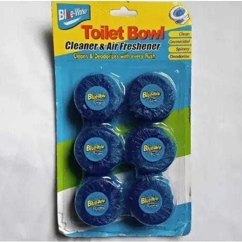 Bubble Toilet Bowl Cleaner - 6 Pieces - Blue
