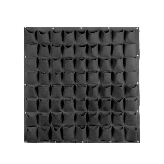 Plants Grow Bags Wall Mount Planter For Yard Garden Home-Black&72