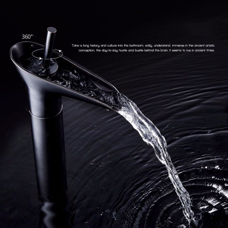 Washbasin Hot & Cold Faucet, Specification:99529 Black