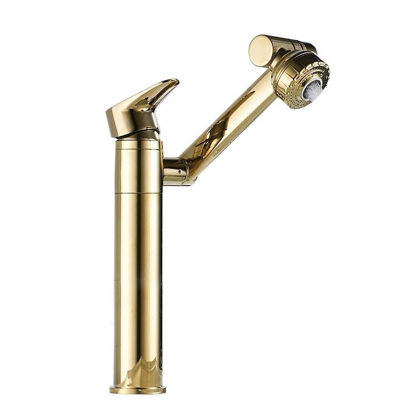 Bathroom Hot Cold Faucet, Specification: High HT-87590-1