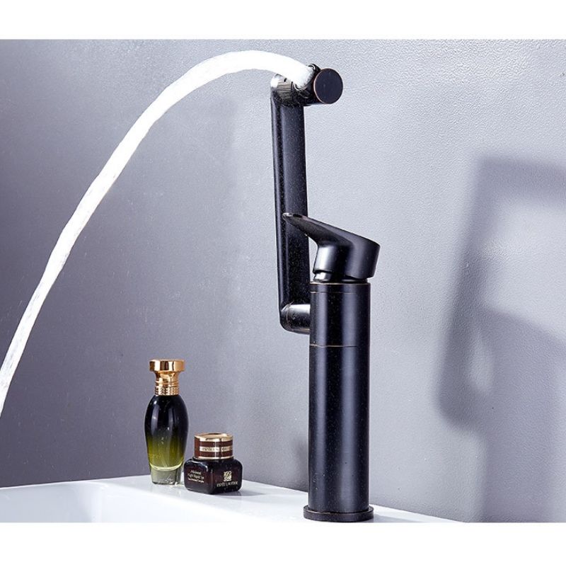 Bathroom Hot Cold Faucet, Specification: High HT-87590-1