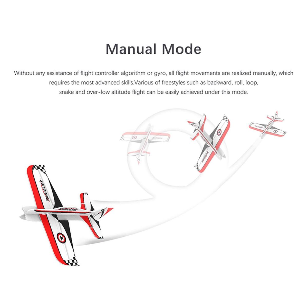 Radiolink Byme-A Flight Stabiliser Flight Controller Gyroscope Self-stabilization Balance for RC Airplane Fixed Wing 4CH Trainer 3D Aerobatics Scale F3P