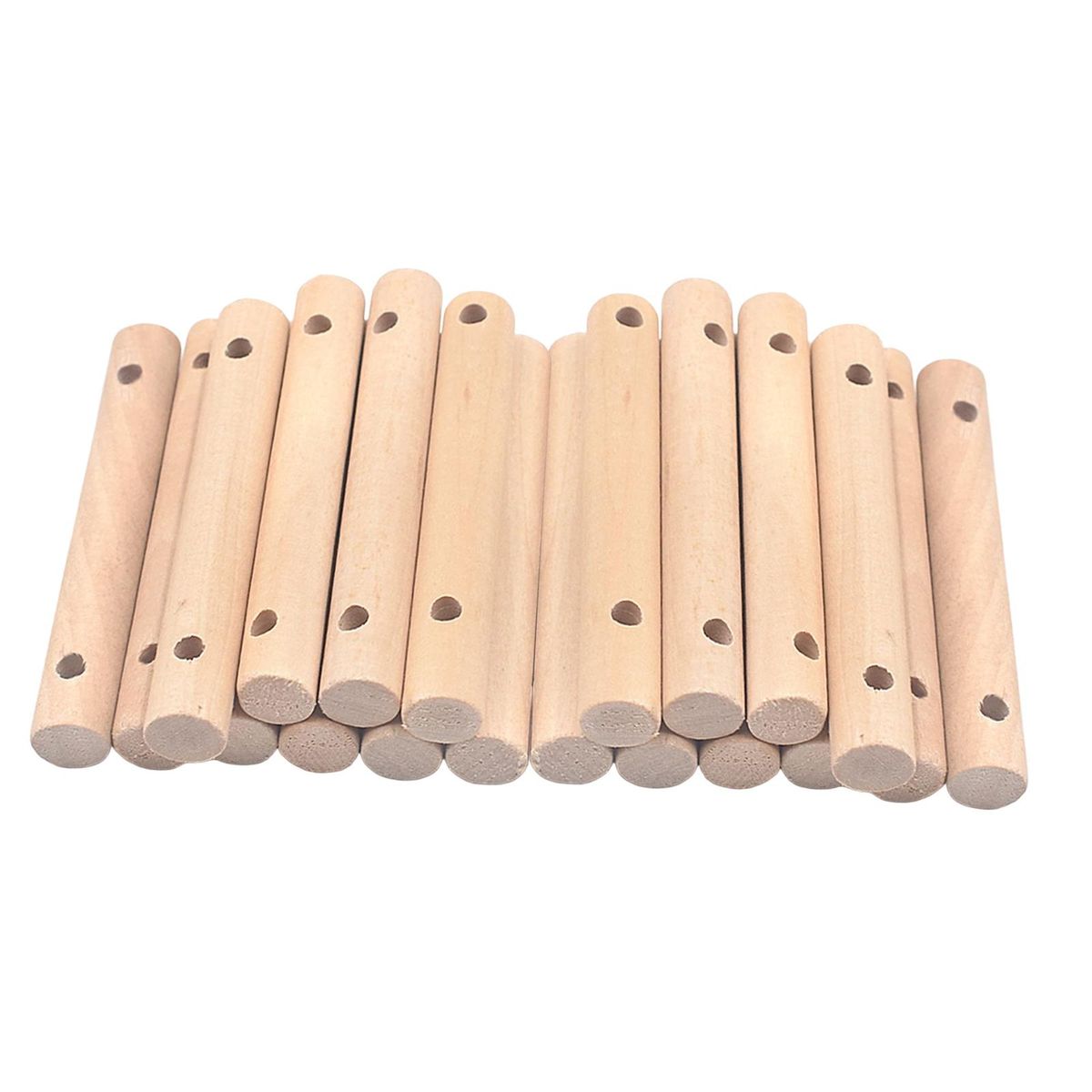 20Pcs Unfinished Wood Dowel Rods Sticks Educational Toys