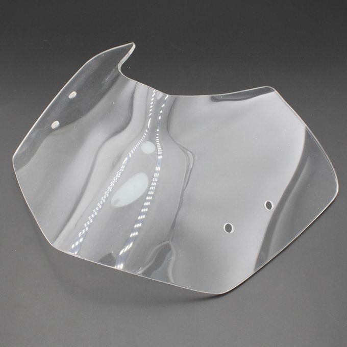 Motorcycle Extension Parts Front Windshield Glass Cover For BMW Black