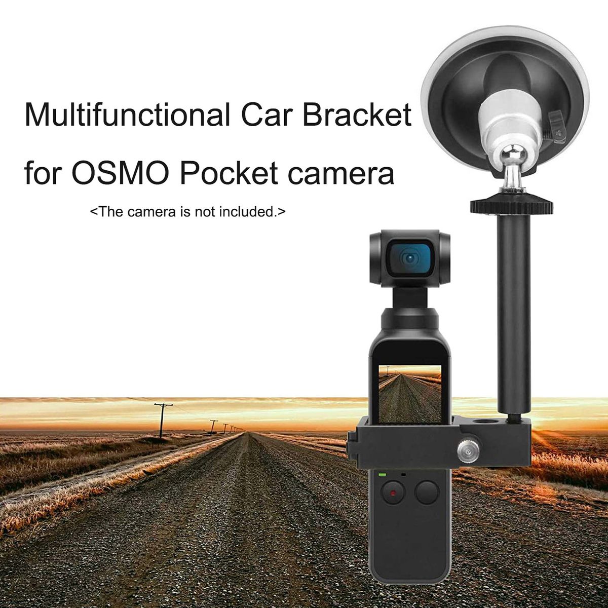 Camera Car Bracket Suction Cup Holder Windshield Mount Stand