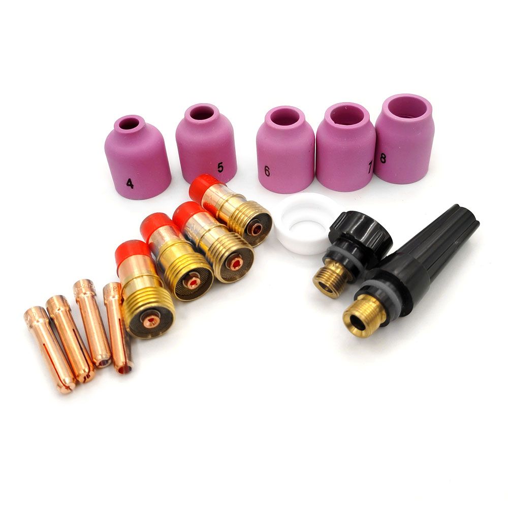 16PCS TIG Weldings Torch Nozzle Rings Cover TIG Weldings