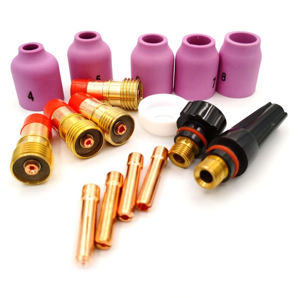 16PCS TIG Weldings Torch Nozzle Rings Cover TIG Weldings