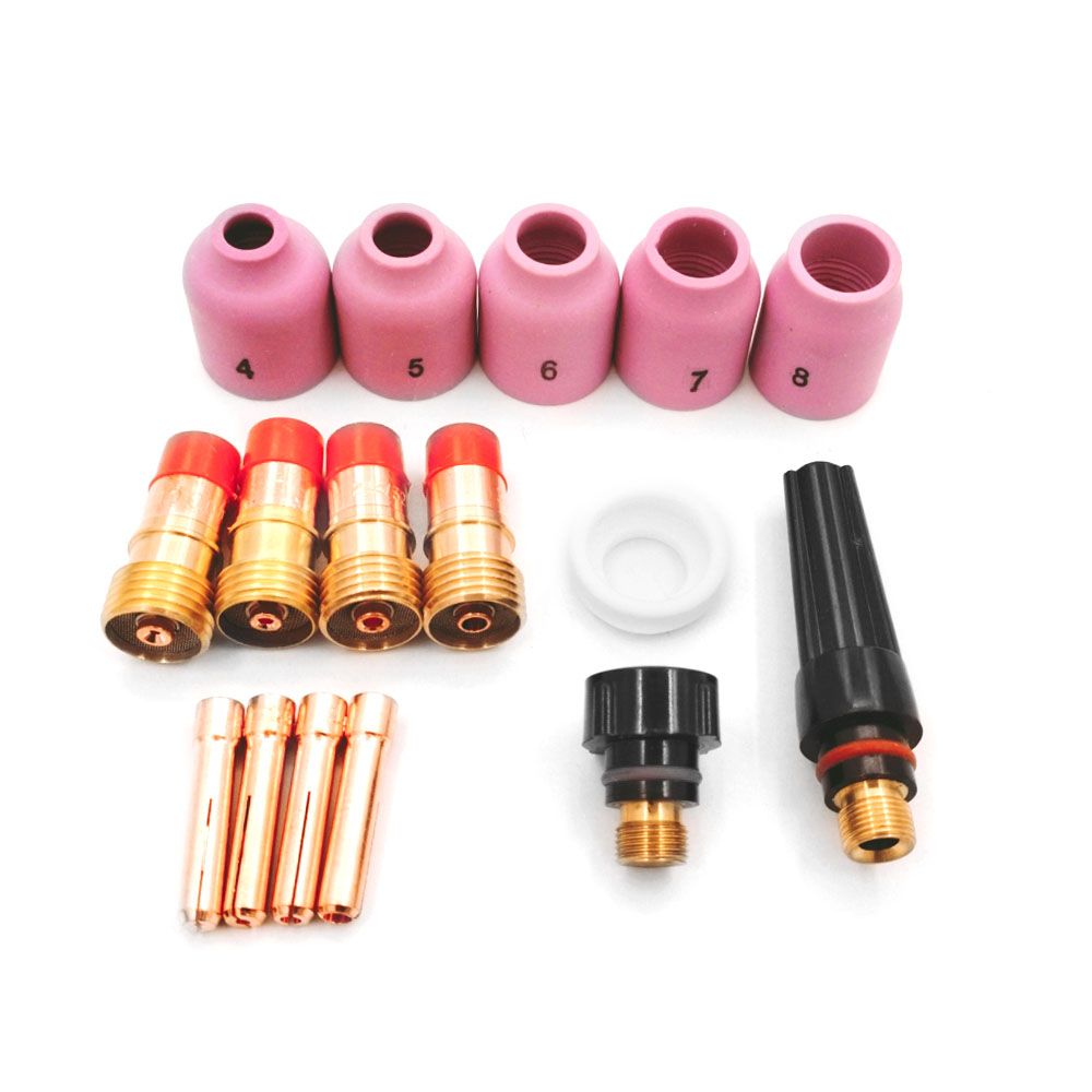16PCS TIG Weldings Torch Nozzle Rings Cover TIG Weldings