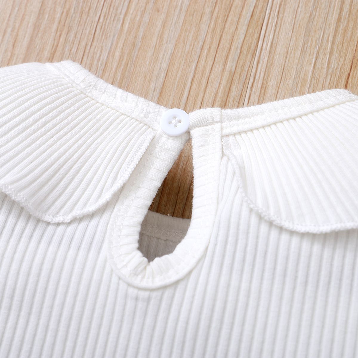 1-6Y Kid Girls Peter Pan Collar Short Sleeves Shirt White Blouse