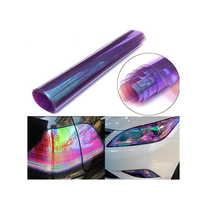 100 X 30m Car Headlight Taillight Shiny Reflective-Blue