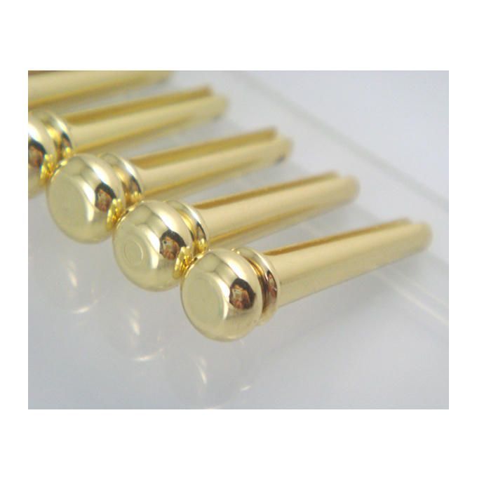 6pcs Brass Bridge Pins For Acoustic Guitar Great Gift For Guitarist