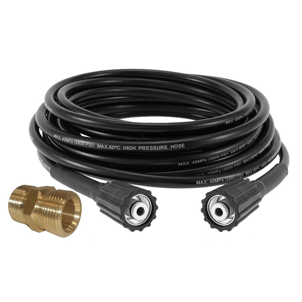 Pressure Washer Replacement Extension Hose 50FT 5800PSI With
