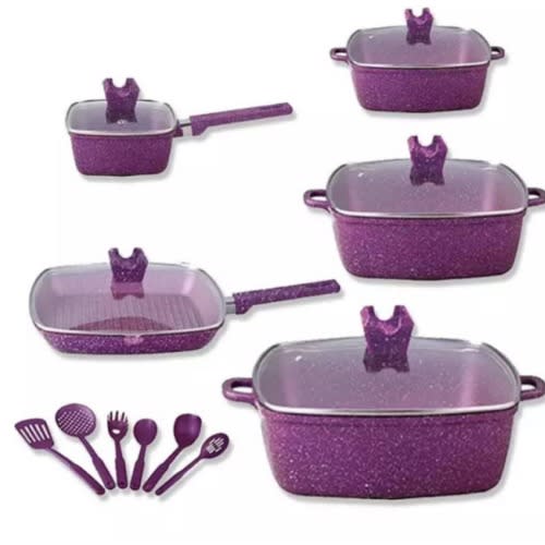 5 Set Granite Pots