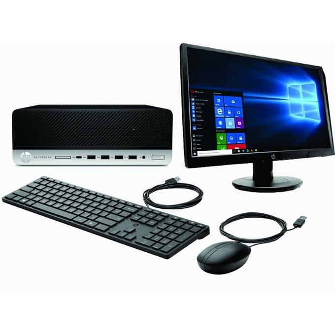 ELITEDESK 705 G4 SFF- AMD RYZEN 5PRO - 4 GB RAM - 500 GB HDD - Win 10 Pro & MS OFFICE 2016