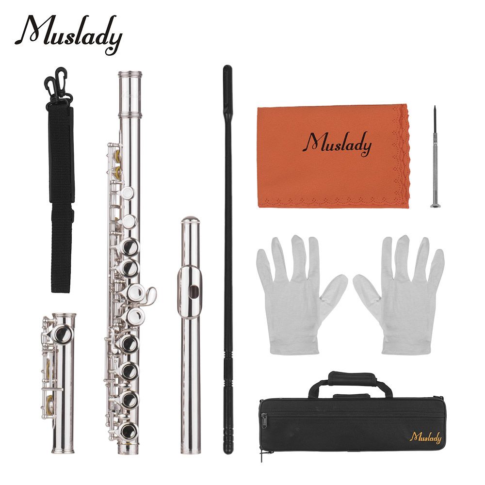 16 Holes Closed Hole Flute C Key Flutes Cupronickel