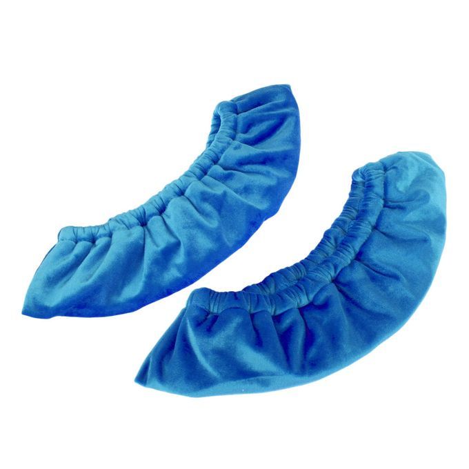 Ice Hockey Figure Skate Terry  Covers Soakers Light Blue XL