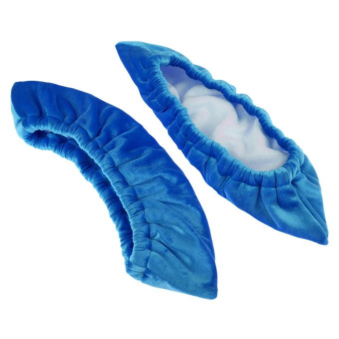 Ice Hockey Figure Skate Terry  Covers Soakers Light Blue XL