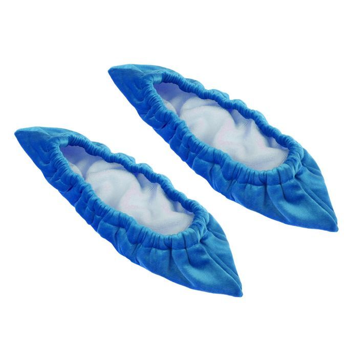 Ice Hockey Figure Skate Terry  Covers Soakers Light Blue XL