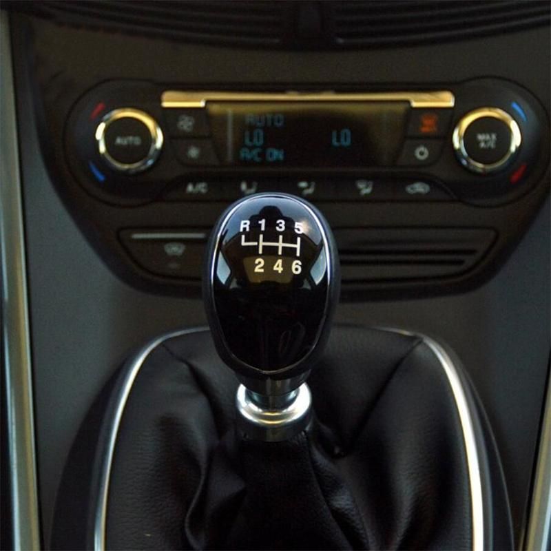 My Good Car 5 6 Speed Car Manual Gear Head Shift Knob Cap Cover Insert for Ford Focus 2 2005 - 2011 C-Max Kuga Fiesta