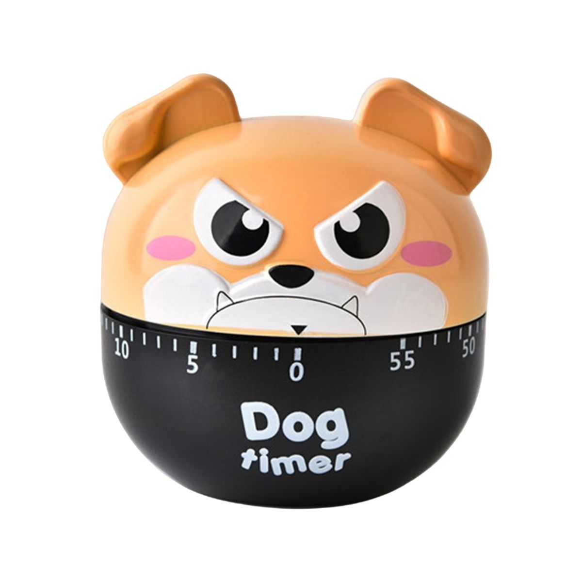 Cartoon Timer No Battery Time Management Wind Up 60-Yellow