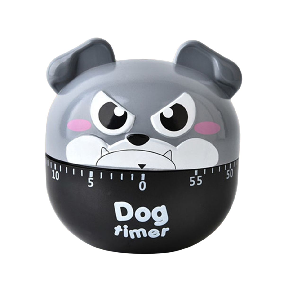 Cartoon Timer No Battery Time Management Wind Up 60-Grey