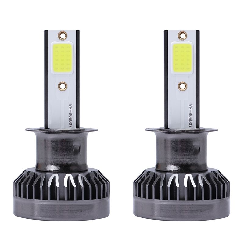 2 PCS H3 Mini COB LED Headlight Lamps / Fog Light