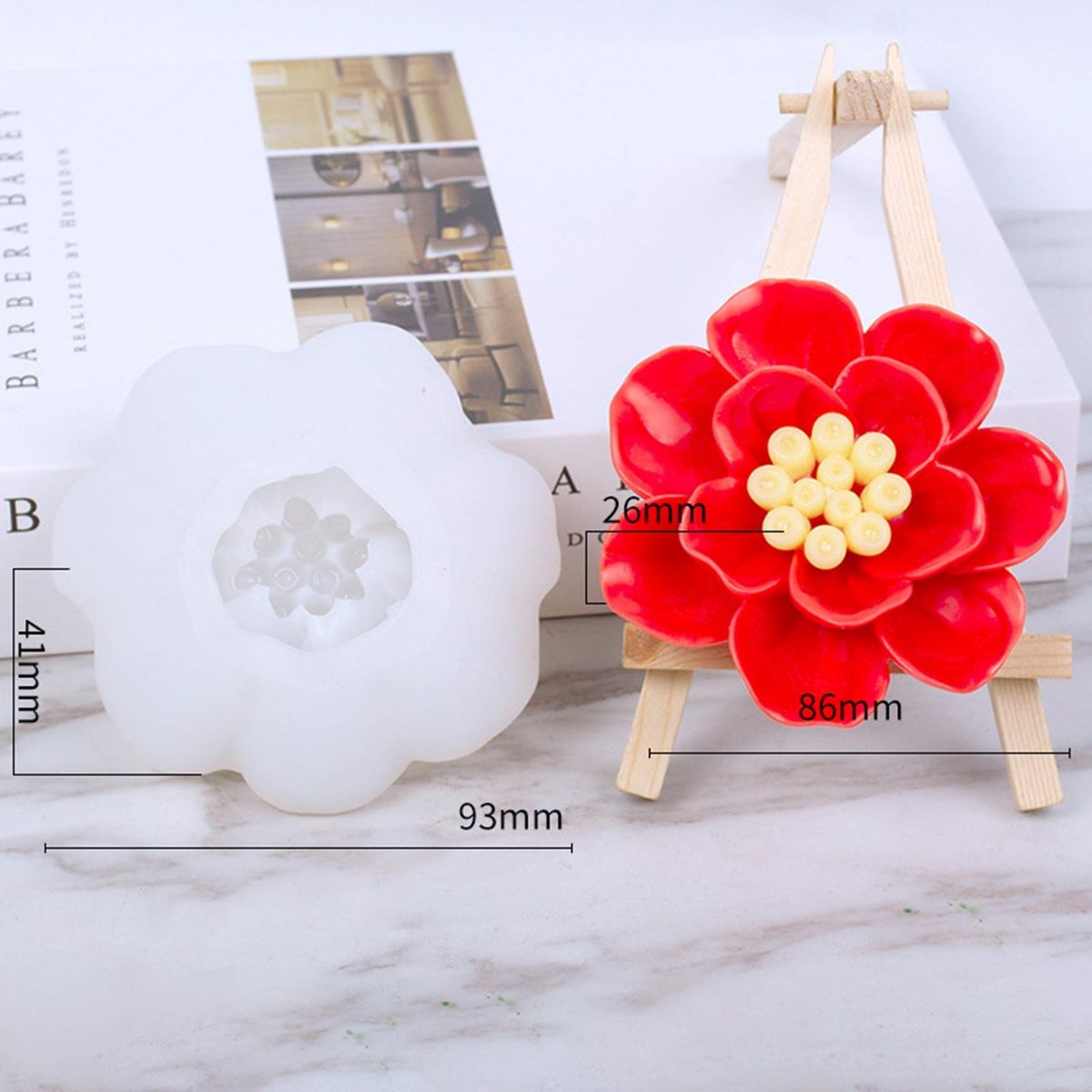 Durable Silicone Chocolate Mold Blossom Delights Premium for Soap