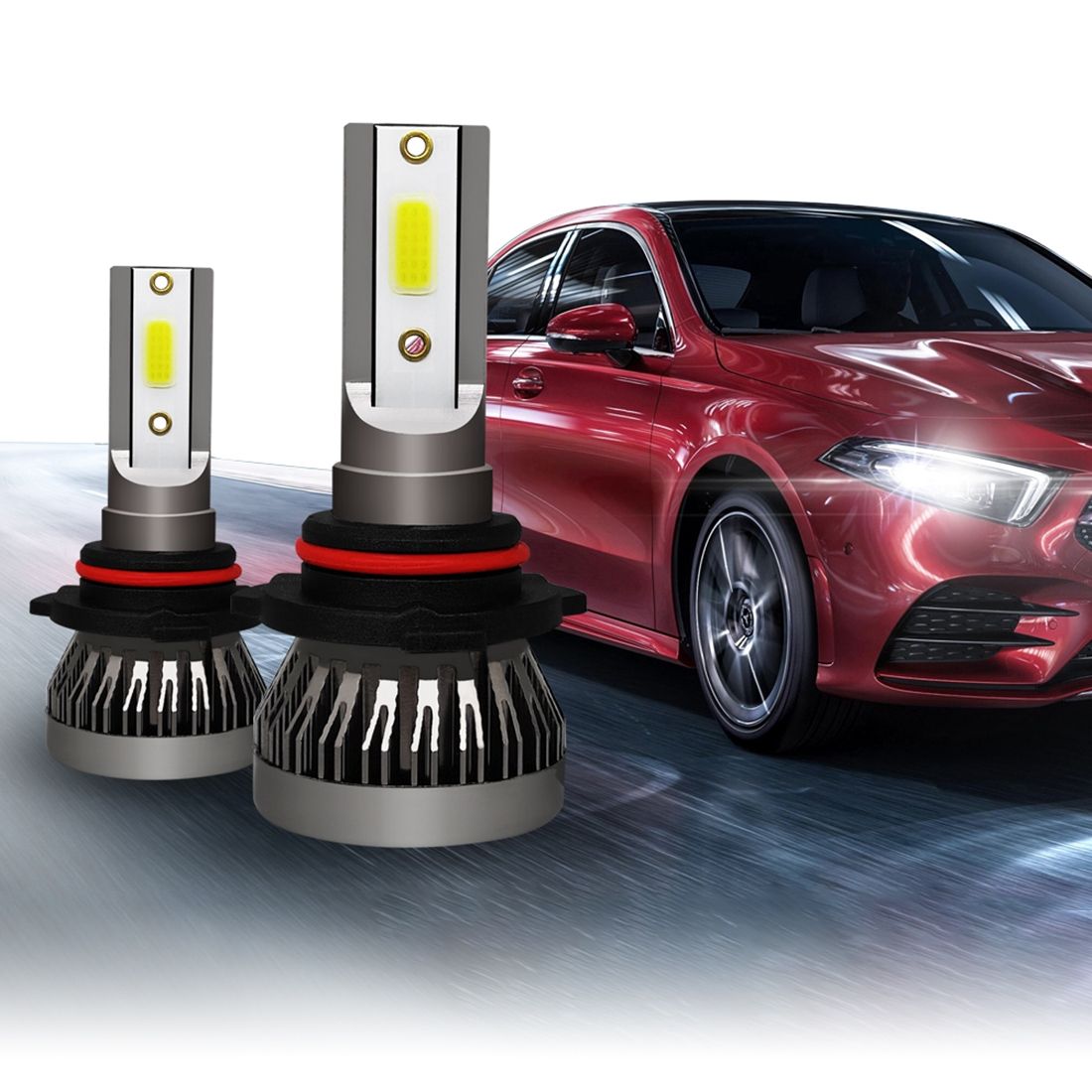 2 PCS 9005 / HB3 / H10 IP68 Mini LED Headlight