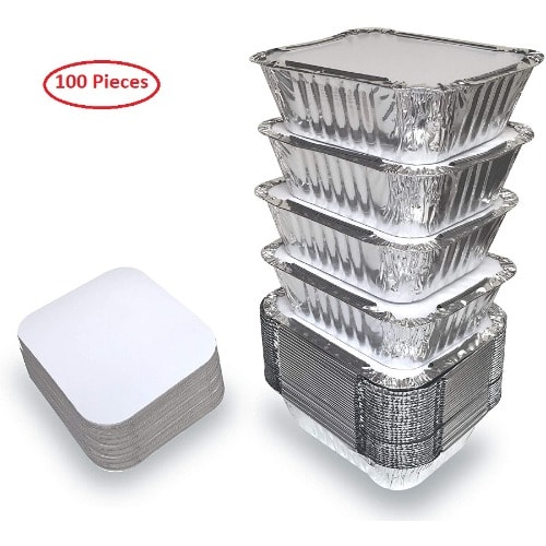 Disposable Aluminum Foil Plate -Small Size - 100pieces