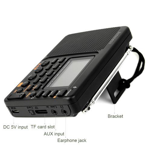 Retekess V-115 FM/AM/SW Radio Multiband Radio Receiver REC