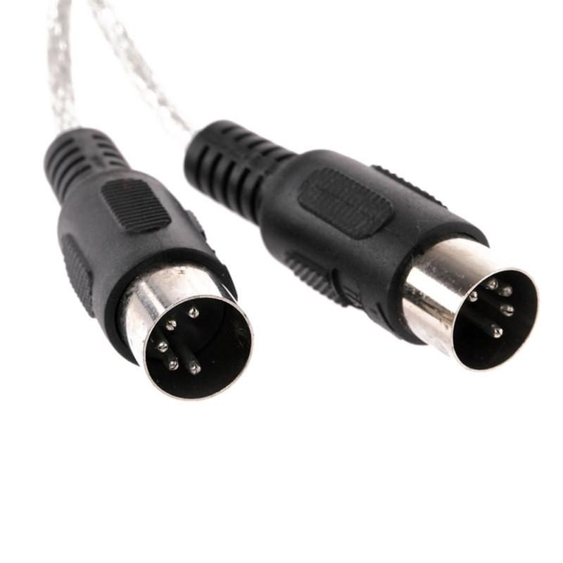2m USB MIDI Cable Converter Music Editing Keyboard Adapter-