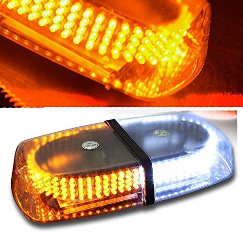 Wecade Amber White Emergency Hazard Warning LED Mini Bar Str
