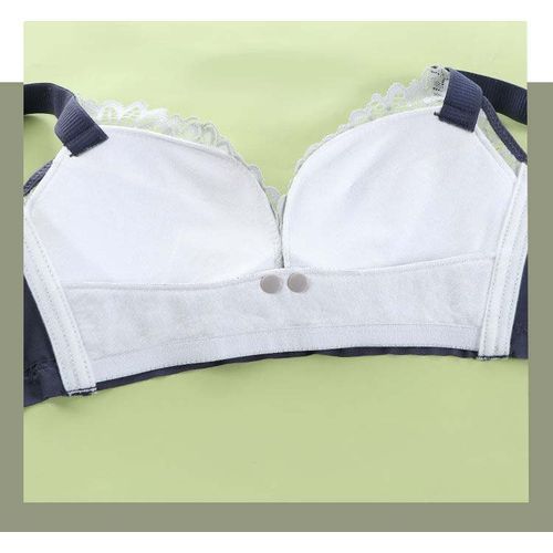 2PCS Breathable Comfortable Soft Lace Seamless Nursing Bra For Breastfeeding