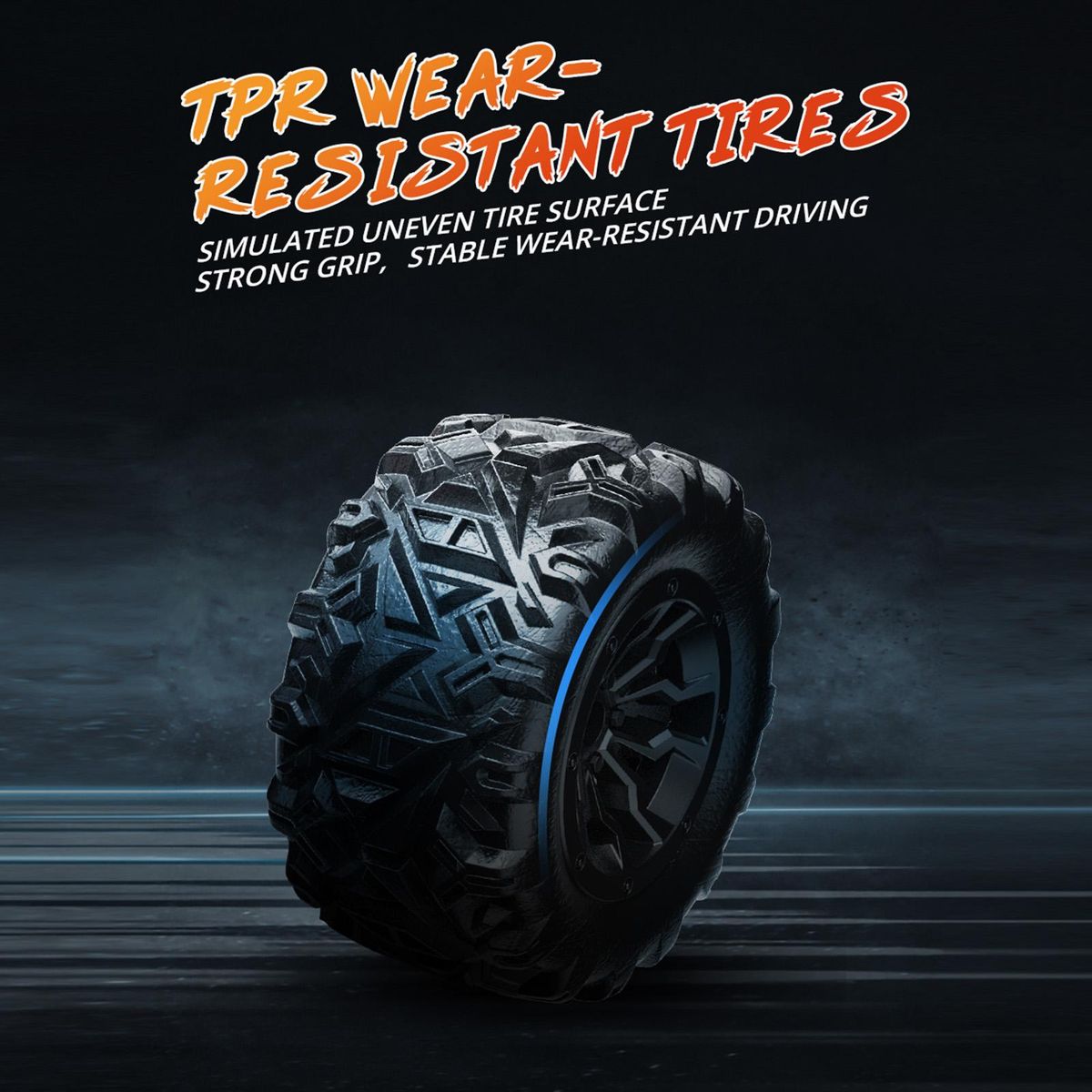 Remote Control Car, 1:20 Scale 2.4GHz Remote Control Racing Car 4-Wheel-Drive High-Speed Off-Road Vehicle Red