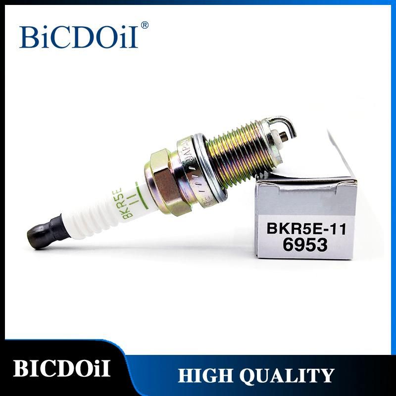 4/6Pcs Normal Spark Plug 6953 BKR5E-11 for Kia Rio Sedona Mazda 2 Toyota Corolla Yaris Hyundai Accent Veracruz Azera BKR5E11