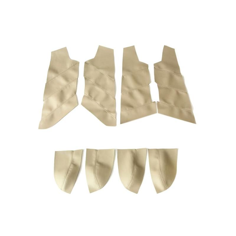 8pcs Soft Leather Door Armrest Cover For Honda Accord 7th Gen 2003 2004 2005 2006 Car Door Armrest Panel Cover Sticker Tri. mm